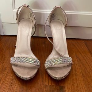 very sparkly prom heels